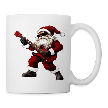 Gitarrist Weihnachten - Tasse - Weiß - Rechts