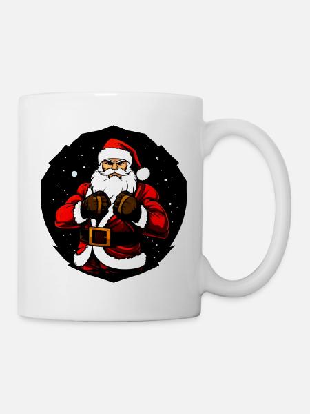 Kämpfer Christmas - Tasse - Weiß