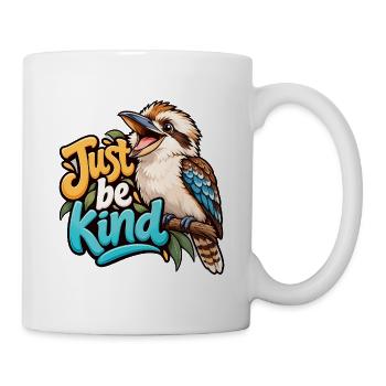 Großes Lachen - Tasse - Weiß - Rechts