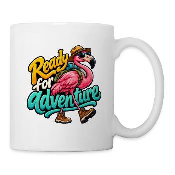 Flamingo - Tasse - Weiß - Rechts
