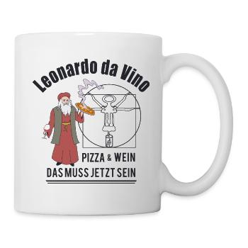 Wein Weinliebhaber Da-Vinci Korkenzieher Da-Vino - Tasse - Weiß - Rechts