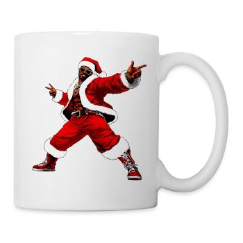 Weihnachtsmänner Weihnachten Hip Hop - Tasse - Weiß - Rechts