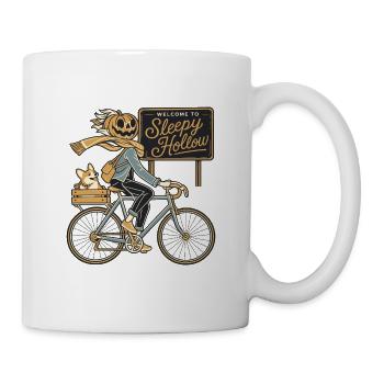 Sleepy Hollow Fahrrad Halloween - Tasse - Weiß - Rechts