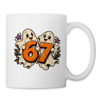67 Geisterduo - Tasse - Weiß - Rechts