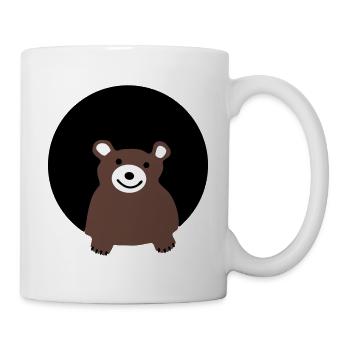 Bär - Tasse - Weiß - Rechts