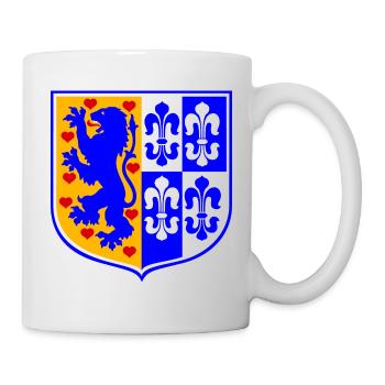 Wilhelmsburg Wappen - Tasse - Weiß - Rechts