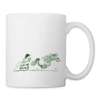 Thelwell - Pony running away - Mug blanc - blanc - Droite