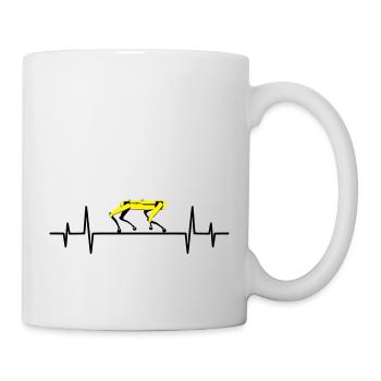 Heartbeat Spot Robot Dog Boston Dynamics Yellow - Mug - white - Right