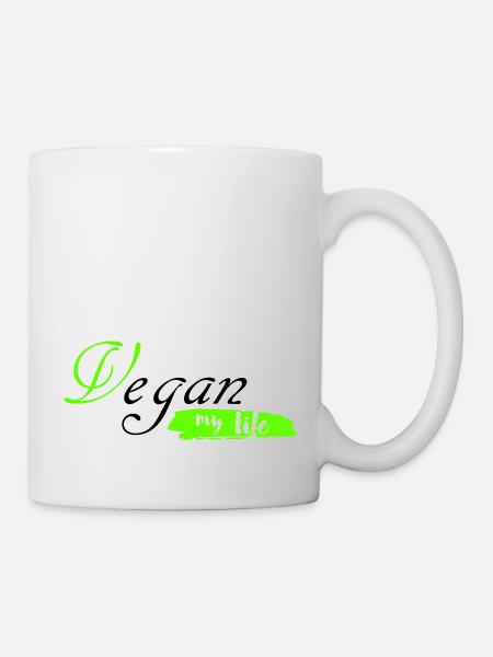 Vegan my Life, Lifestyle Vegano - Mug - white
