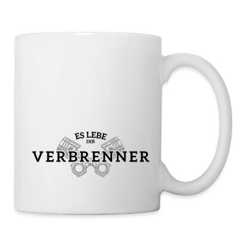 Es lebe der Verbrenner - Tasse - Weiß - Rechts