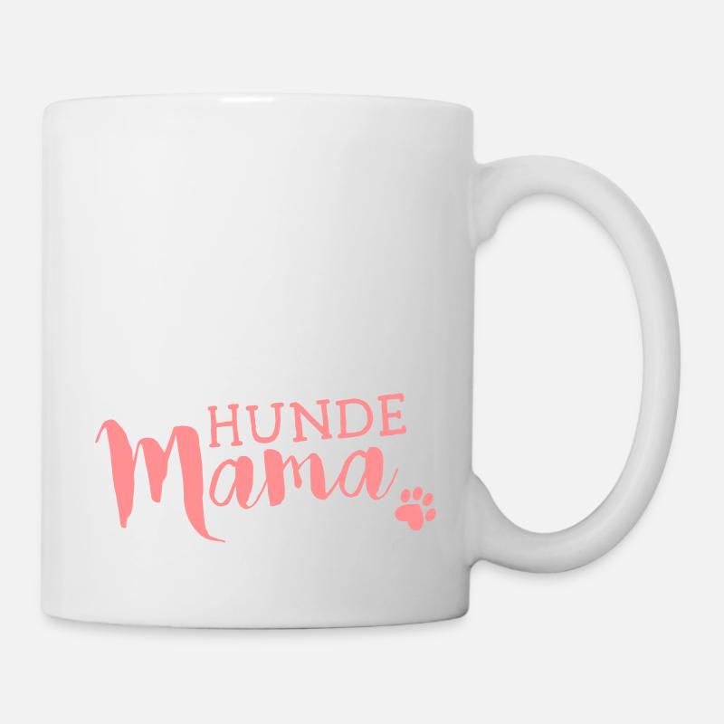 Hundemama - Tasse - Weiß