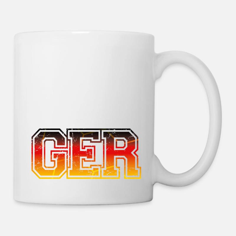 GER Deutschland Allemagne - Mug blanc - blanc