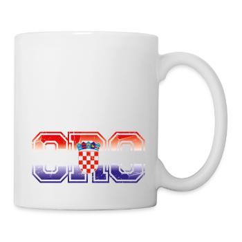 C R O Croatie - Mug blanc - blanc - Droite