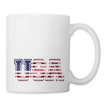 États-Unis États-Unis - Mug blanc - blanc - Droite