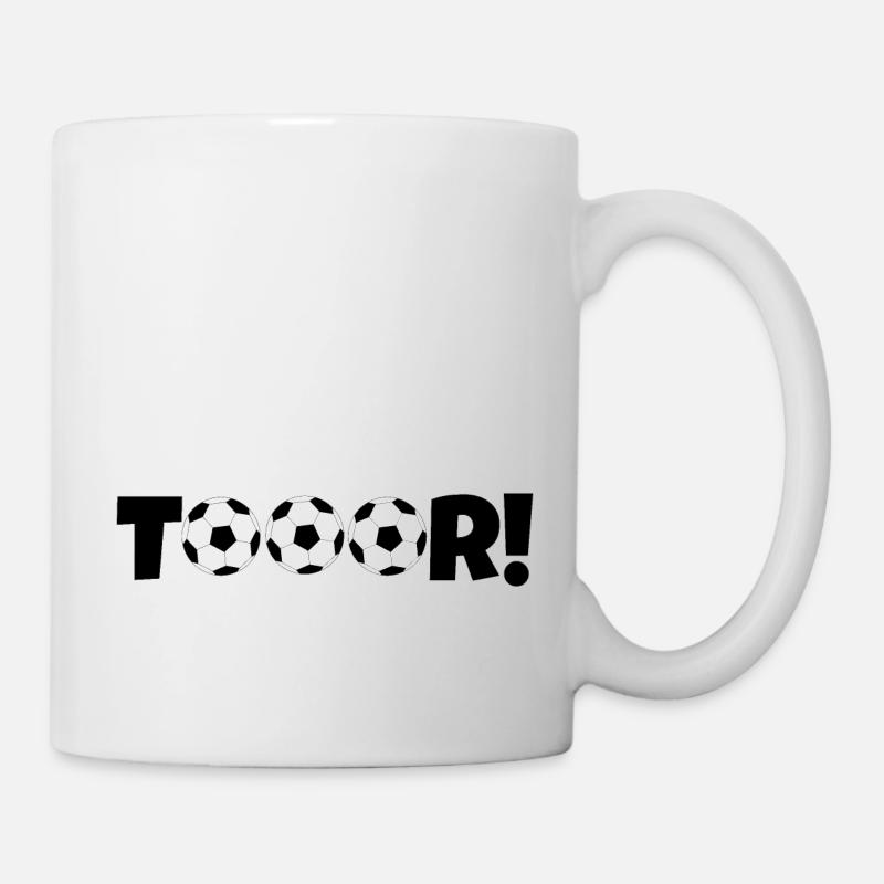 Fußball Tor - Tasse - Weiß