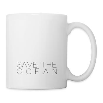 Save The Ocean - Mug blanc - blanc - Droite