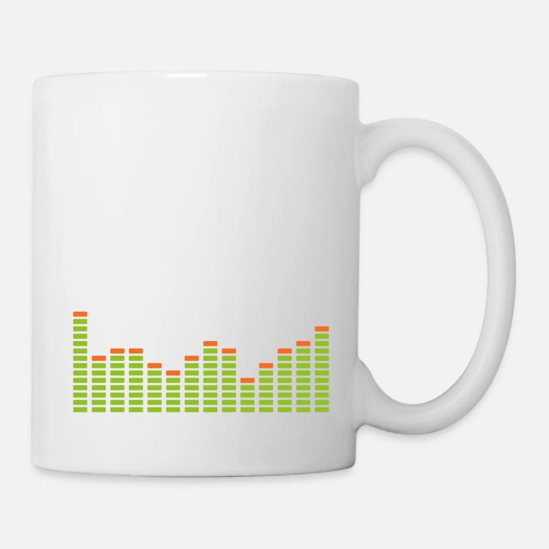 Equalizer Design - Tasse - Weiß