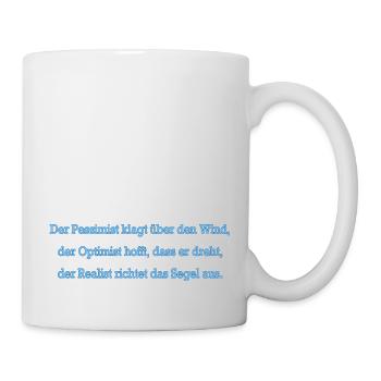 Le dicton des marins - Mug blanc - blanc - Droite