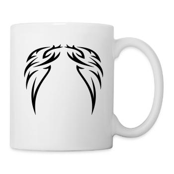 tattoo wings - Mug - white - Right
