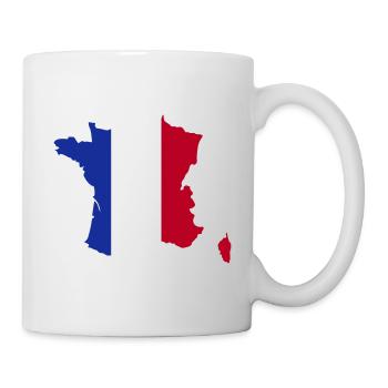 Frankreich - Tasse - Weiß - Rechts