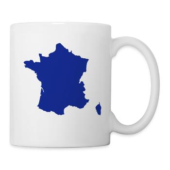 Frankreich - Tasse - Weiß - Rechts
