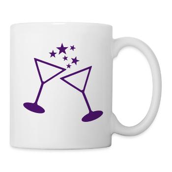 Party - verre - Mug blanc - blanc - Droite