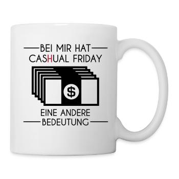 cas(h)ual friday Tassen & Zubehör - Tasse - Weiß - Rechts