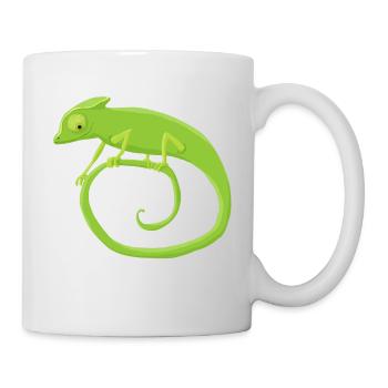 Chamäleonkringel - Tasse - Weiß - Rechts
