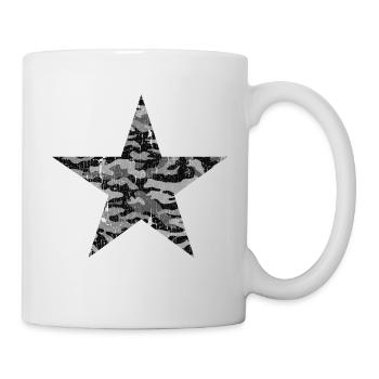 CAMOUFLAGE STERN USED LOOK - Tasse - Weiß - Rechts