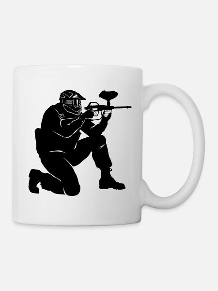 Paintball - Tasse - Weiß