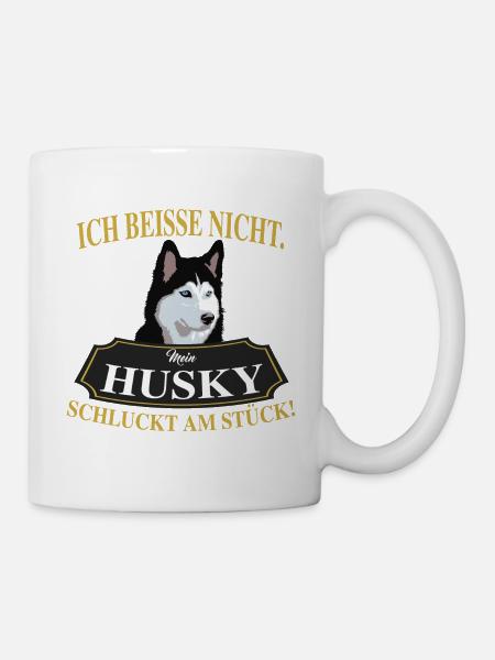 HUSKY - Tasse - Weiß