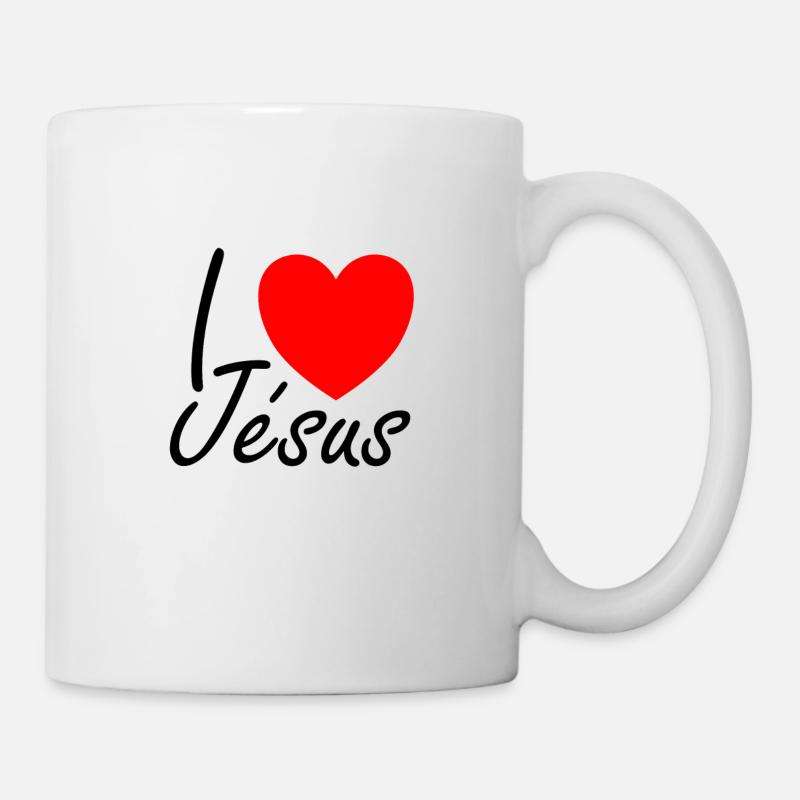 I love Jesus - Mug blanc - blanc