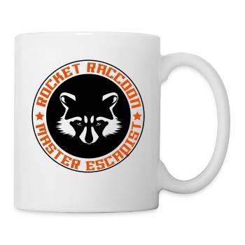 Rocket raccoon logo full - Mug blanc - blanc - Droite