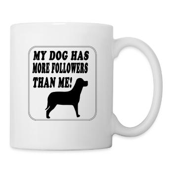DOG FOLLOWERS - Tasse - Weiß - Rechts