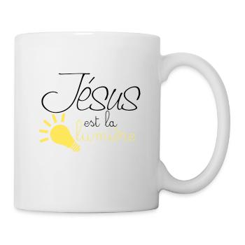 Jésus la lumière - Mug blanc - blanc - Droite