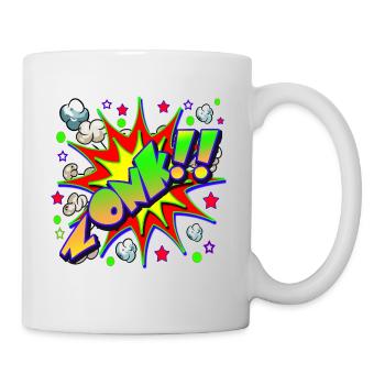 Bandes dessinées ZONK - Mug blanc - blanc - Droite