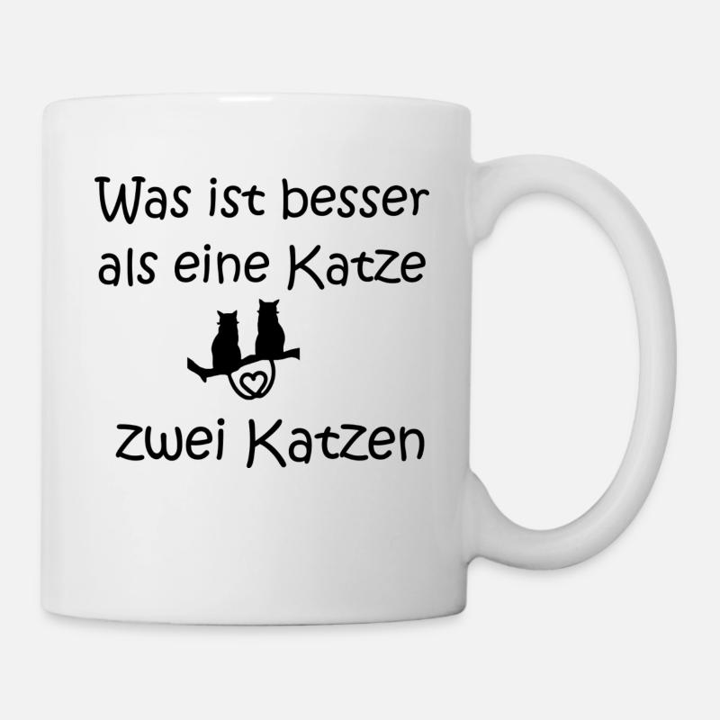 Katze - Tasse - Weiß