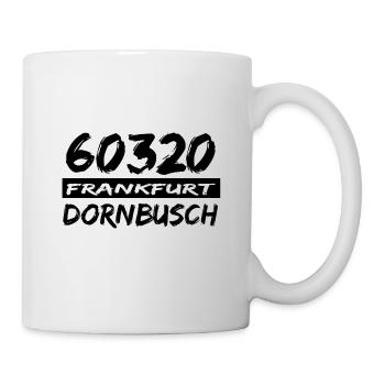 60320 Frankfurt Dornbusch - Tasse - Weiß - Rechts