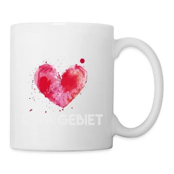 I love Ruhrgebiet Herz Outfit für Bergbau Fan - Tasse - Weiß - Rechts