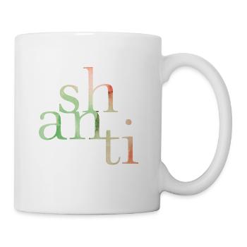 Shanti writing - Mug - white - Right