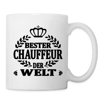 Bester chauffeur der welt - Tasse - Weiß - Rechts