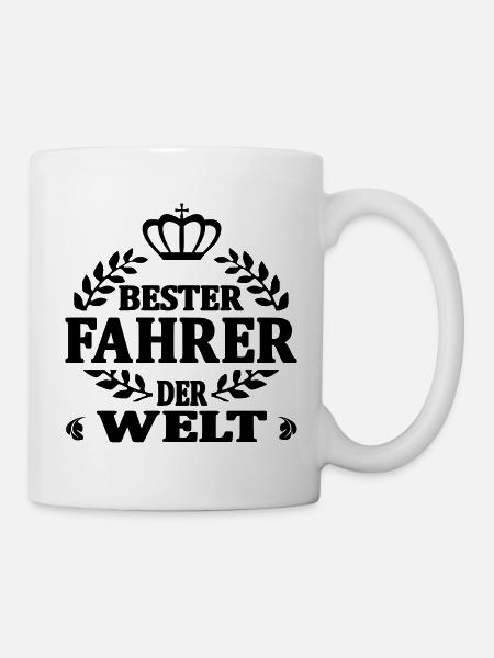 Bester fahrer der welt - Tasse - Weiß