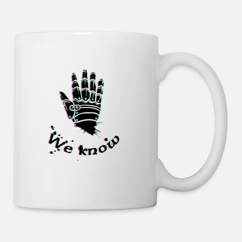 we know - Skyrim, Dark brotherhood - Tasse - Weiß