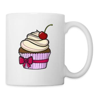 Petit gâteau comique doux - Mug blanc - blanc - Droite