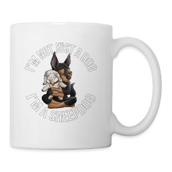 Kelpie Mouton Noir Feu - Mug blanc - blanc - Droite