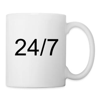 24.7 - Mug blanc - blanc - Droite