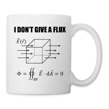 I dont give a flux - Tasse - Weiß - Rechts
