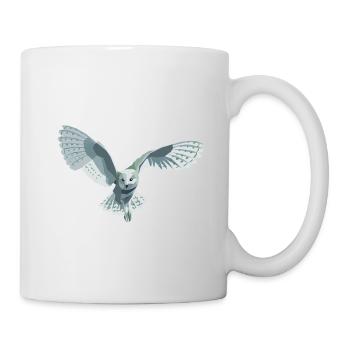 barn owl - Tasse - Weiß - Rechts