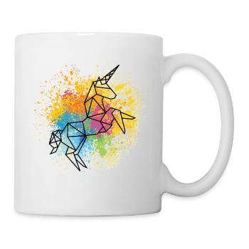 Einhorn Grafik - Tasse - Weiß - Rechts