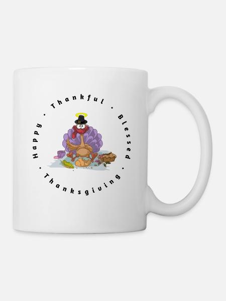 SASSY thanksg B RAO - Mug blanc - blanc
